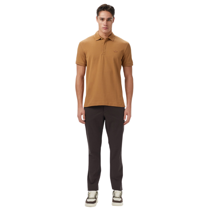 Lacoste Erkek Regular Fit Açık Kahverengi Paris Polo Tshırt PH5522.DPC
