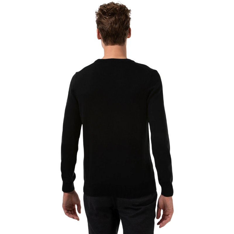 Lacoste Erkek Regular Fit Bisiklet Yaka Organik Pamuk Siyah Kazak  