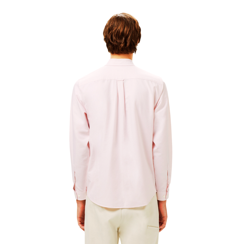 Lacoste Erkek Regular Fit Düğmeli Yaka Pembe Gömlek