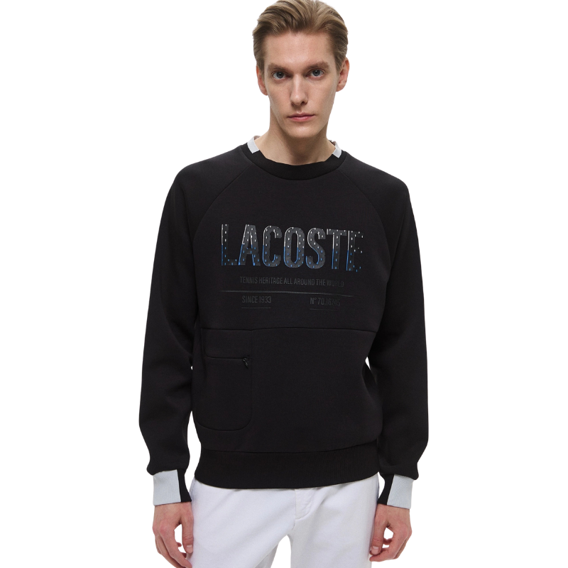 Lacoste Erkek Siyah Sweatshirt