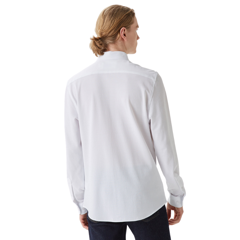 Lacoste Erkek Slim Fit Beyaz Gömlek CH0337.37B