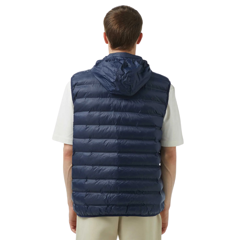 Lacoste Erkek Slim Fit Kapüşonlu Lacivert Yelek 