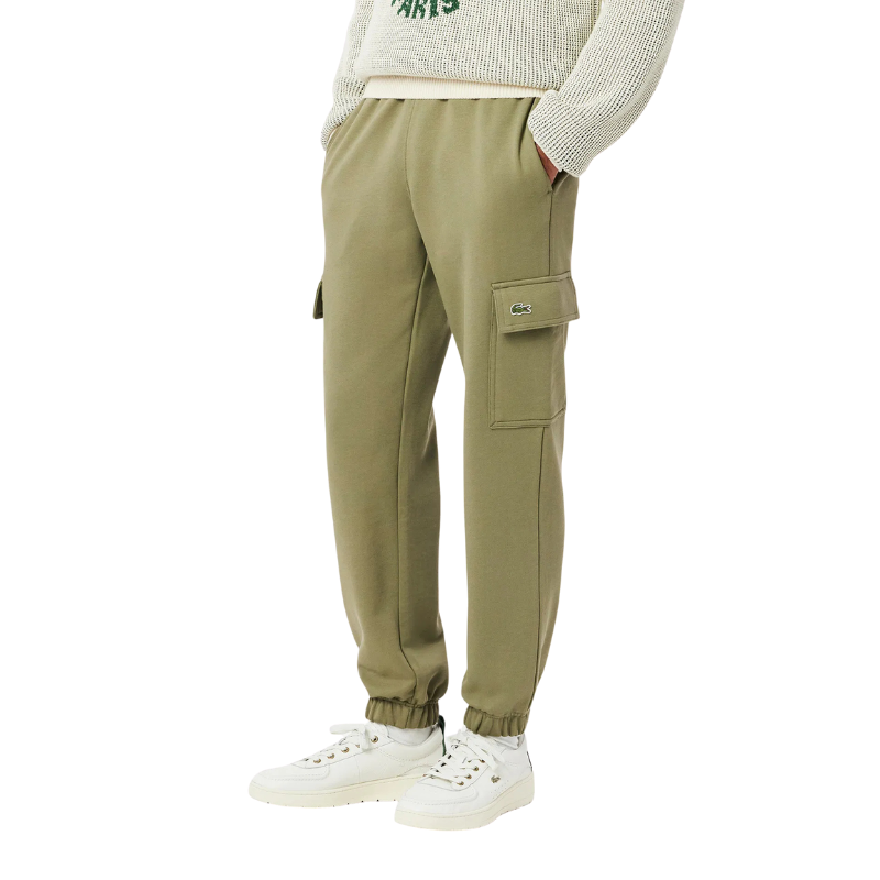 Lacoste Fleece Cargo Erkek Yeşil Eşofman Altı