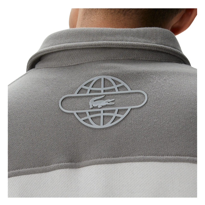 Lacoste House of SuperStep X Lacoste Erkek Gri/Bej Gömlek 
