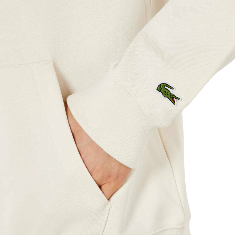 Lacoste Krem Kapüşonlu Erkek Sweat 