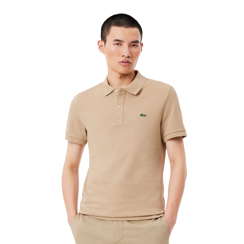 Lacoste L.12.12 Erkek Slim Fit Bej Polo Tshırt 