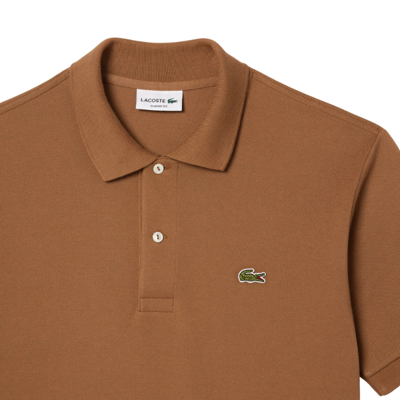 Lacoste L.12.12 Erkek Classic Fit Kahverengi Polo Tshırt