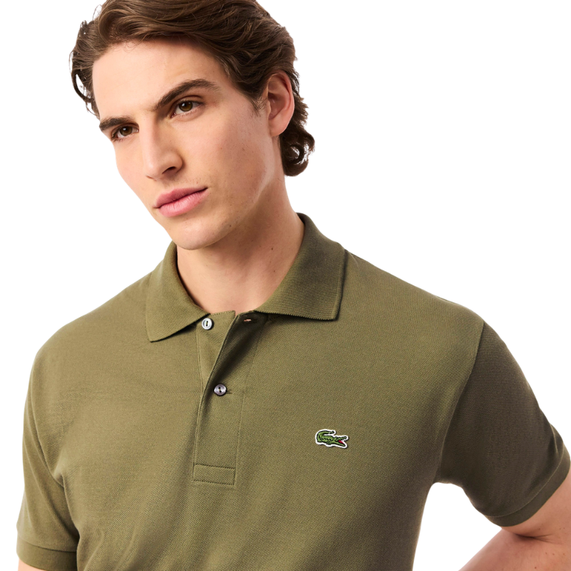 Lacoste L.12.12 Erkek Classic Fit Haki Polo Yaka Tshirt