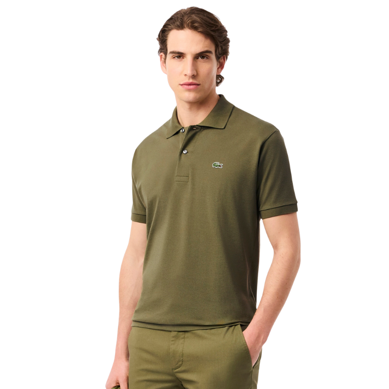 Lacoste L.12.12 Erkek Classic Fit Haki Polo Yaka Tshirt