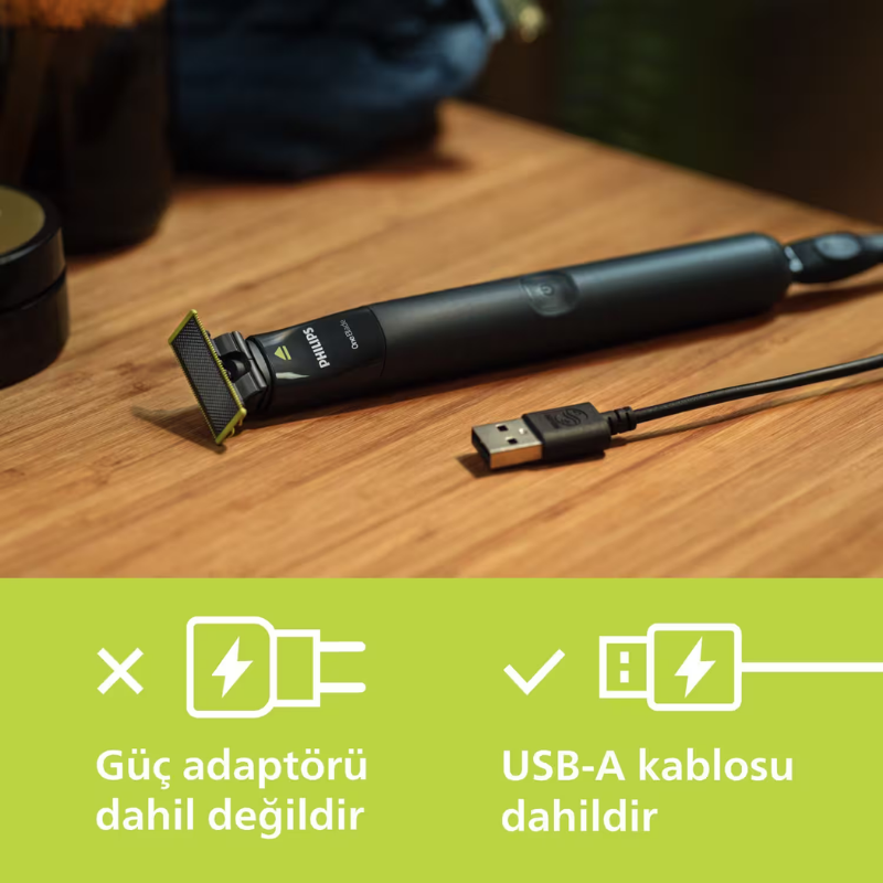 Philips One Blade Tıraş Makinesi Vücut ve Yüz QP1624/10