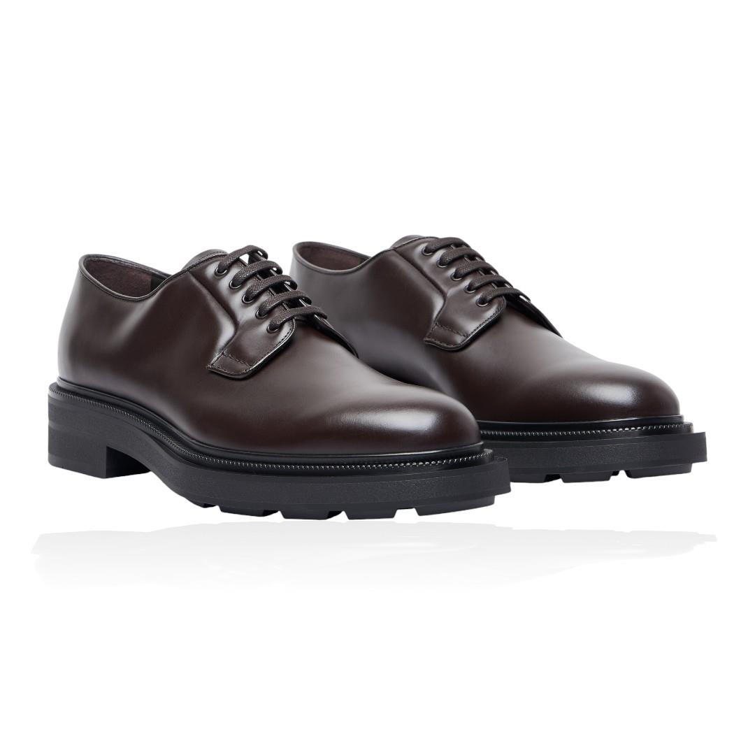 Prada Derby Erkek Deri Klasik Ayakkabı 2EE404 ZJY F0192