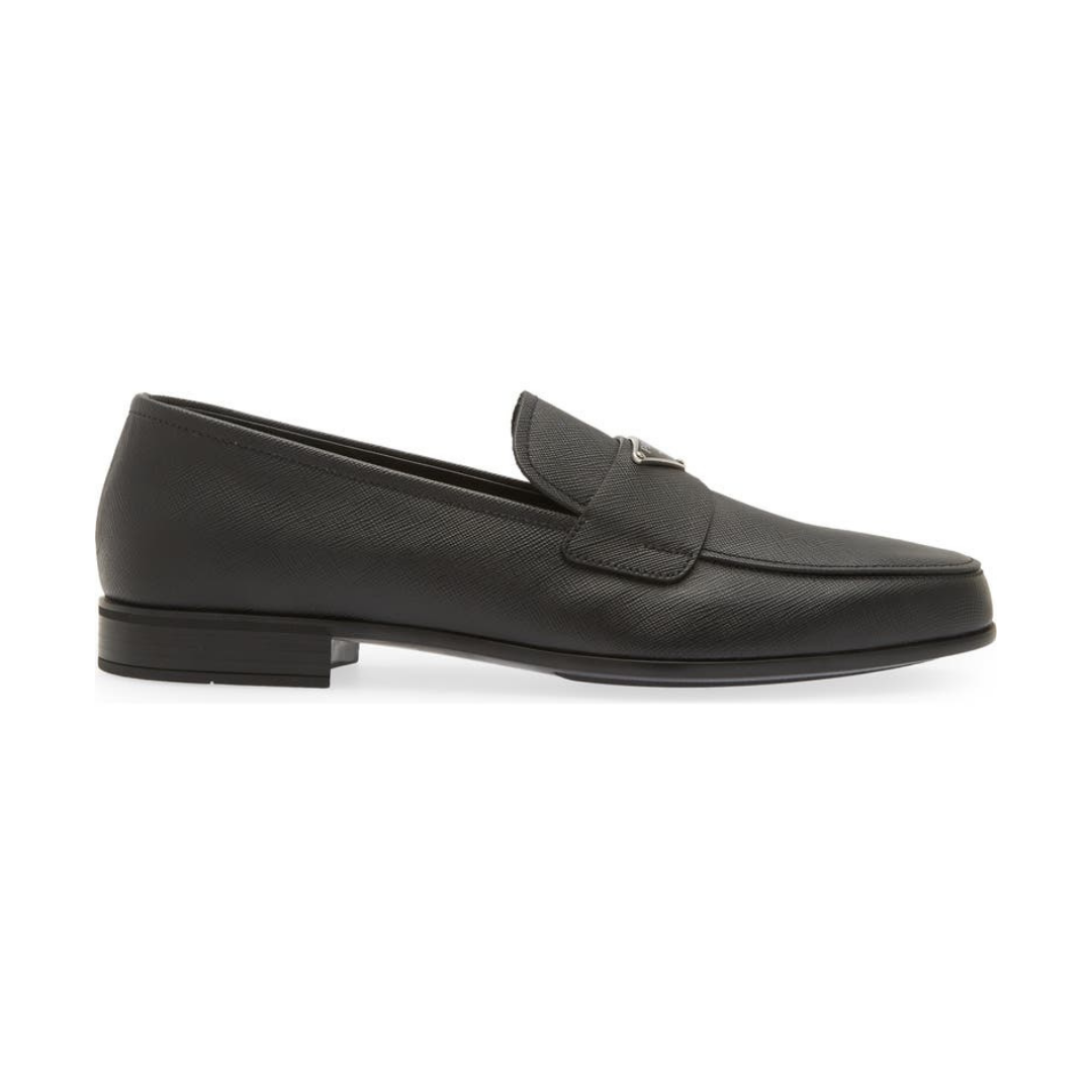 Prada Saffıano Siyah Deri Erkek Ayakkabı 20110454075