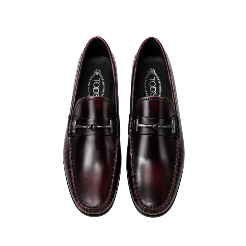 Tods Bordo Erkek Deri Ayakkabı