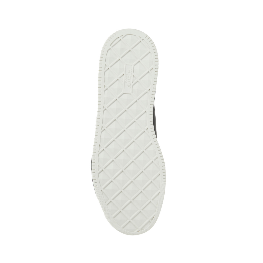 Valentino Garavani One Stud Siyah Erkek Deri Sneaker 5Y2S0E71