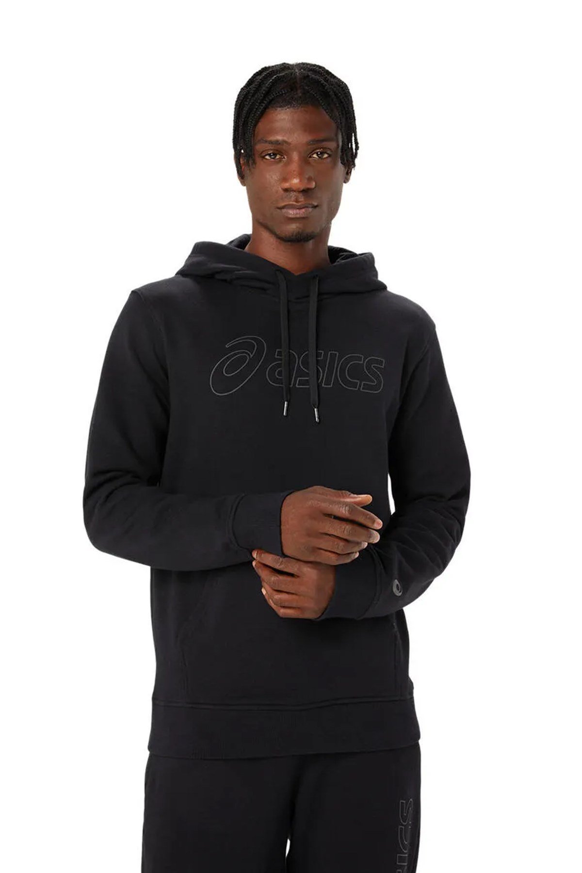 Asics Erkek Sweatshirt Oth Hoodie Siyah 2031E187-002 ASICS 2031E187-002