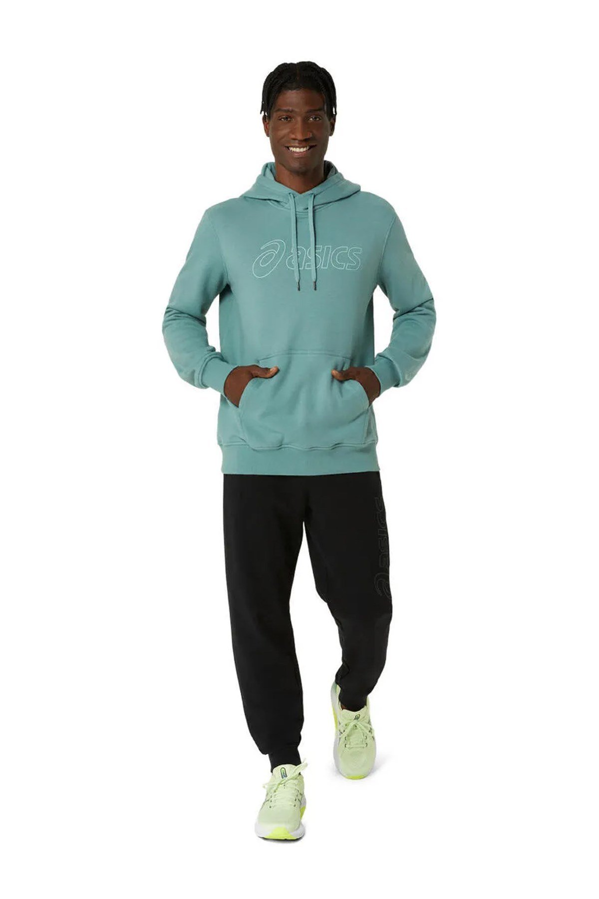 Asics Erkek Sweatshirt Oth Hoodie Siyah 2031E187-301 ASICS 2031E187-301