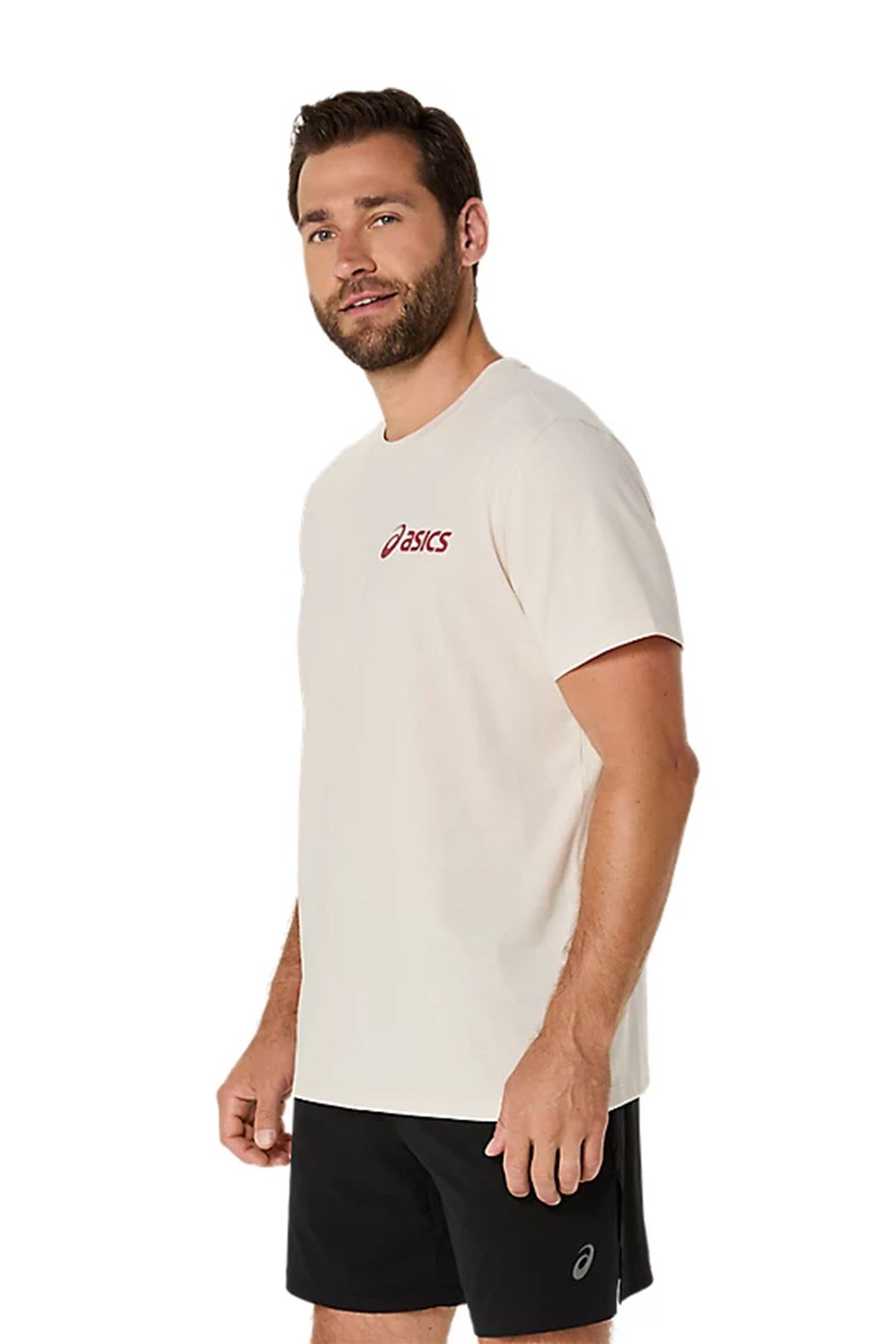 Asics Erkek Tişört Chest Logo SS Tee 2031E659-201 ASICS 2031E659-201