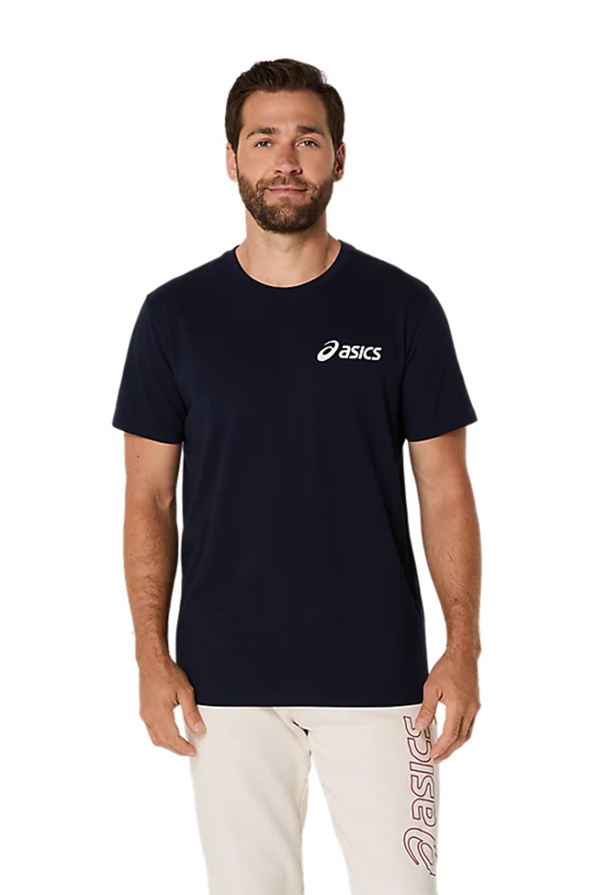 Asics Erkek Tişört Chest Logo SS Tee 2031E659-402 ASICS 2031E659-402