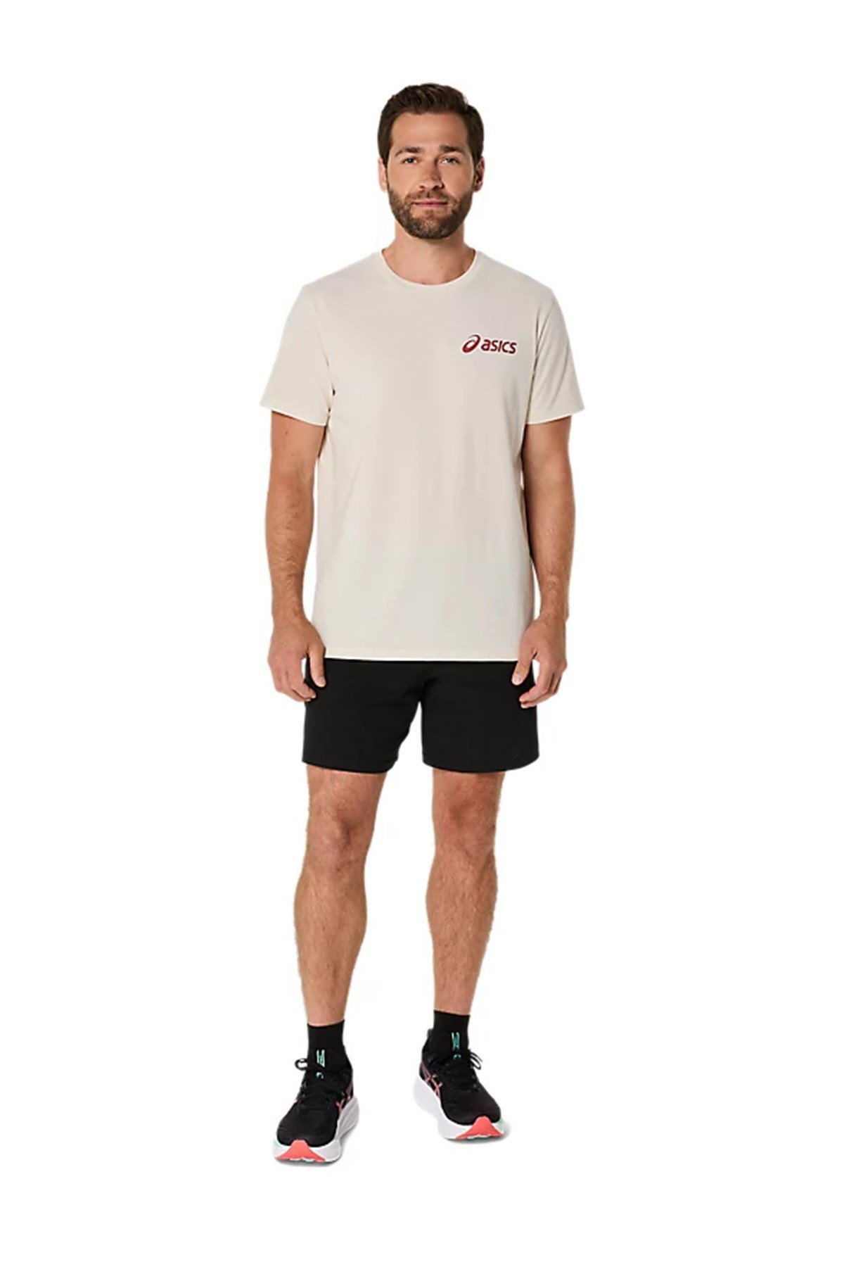 Asics Erkek Tişört Chest Logo SS Tee 2031E659-201 ASICS 2031E659-201