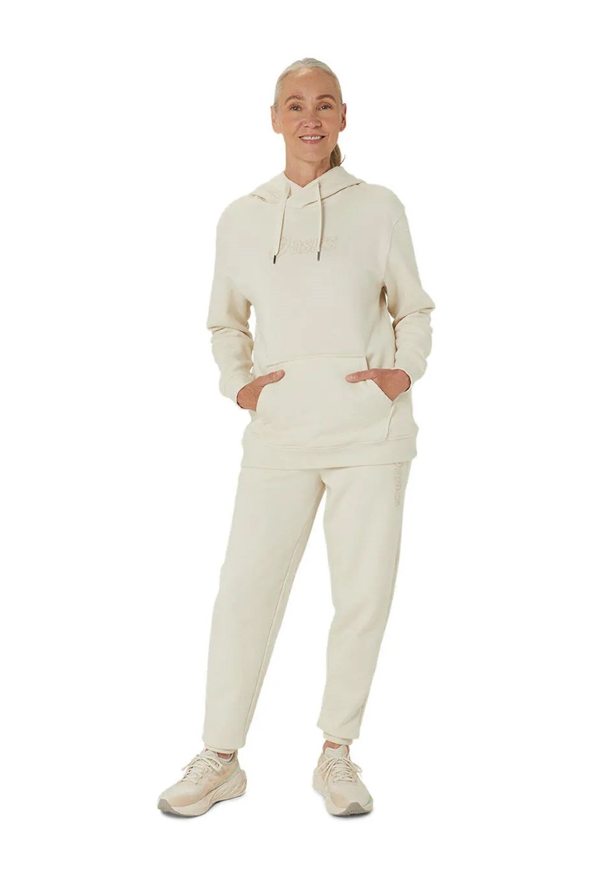 Asics Kadın Sweatshirt Logo Oth Hoodie 2032C845-200 ASICS 2032C845-200