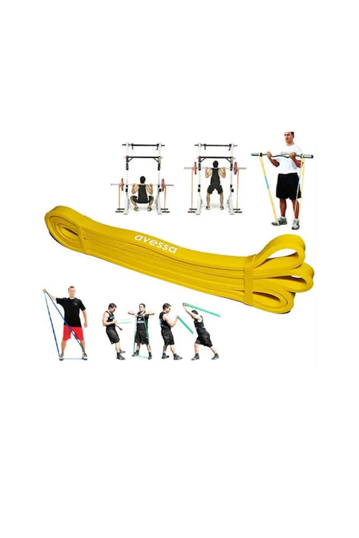 Avessa Pilates Güç Bandı (Powerband) Latex 13 Mm İnce (208 Cmx4,5X13Mm) Lpb AVESSA LPB 13