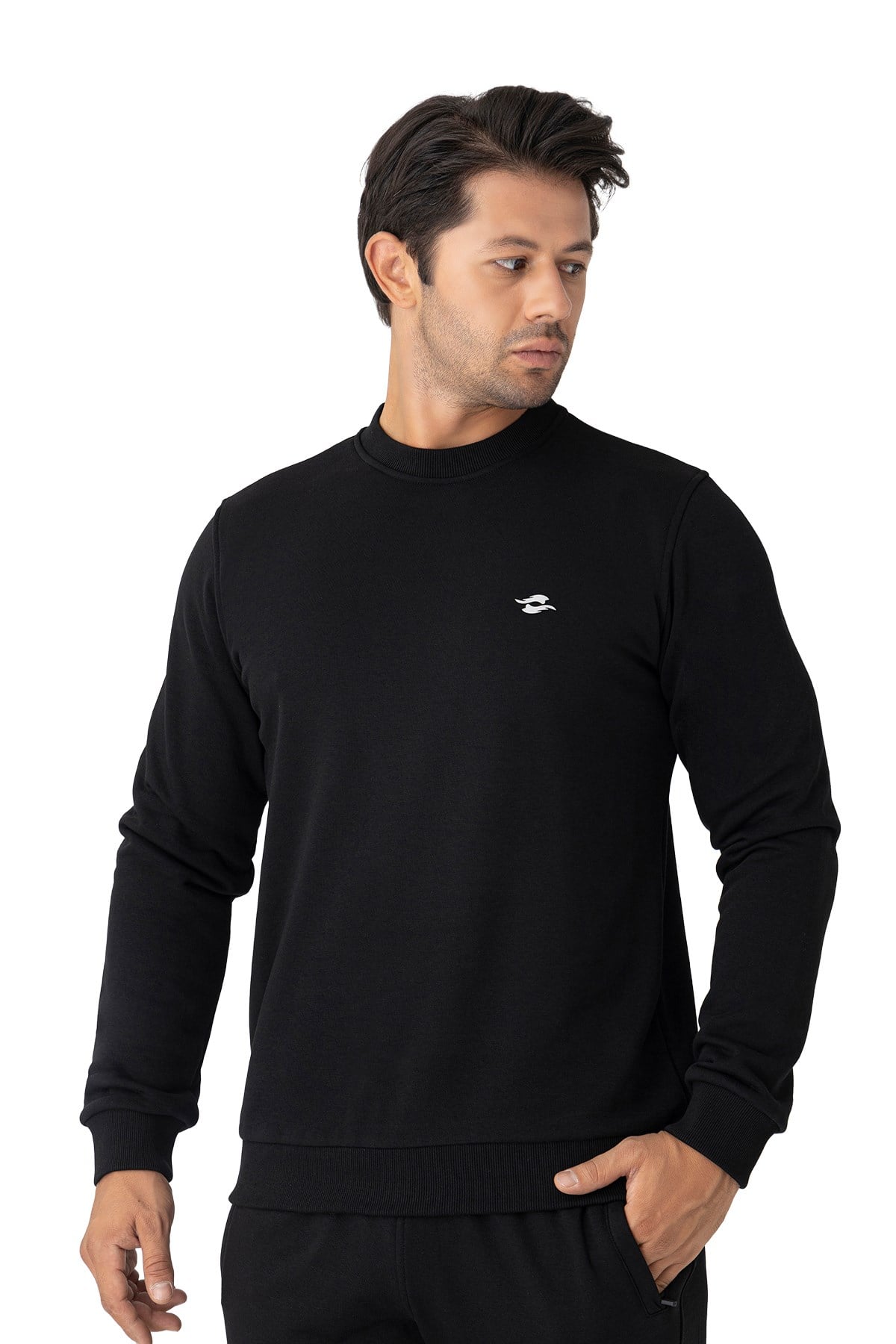 Crozwise Erkek Sweat Üç İplik Sıfır Yaka 6053 CROZWİSE 6053