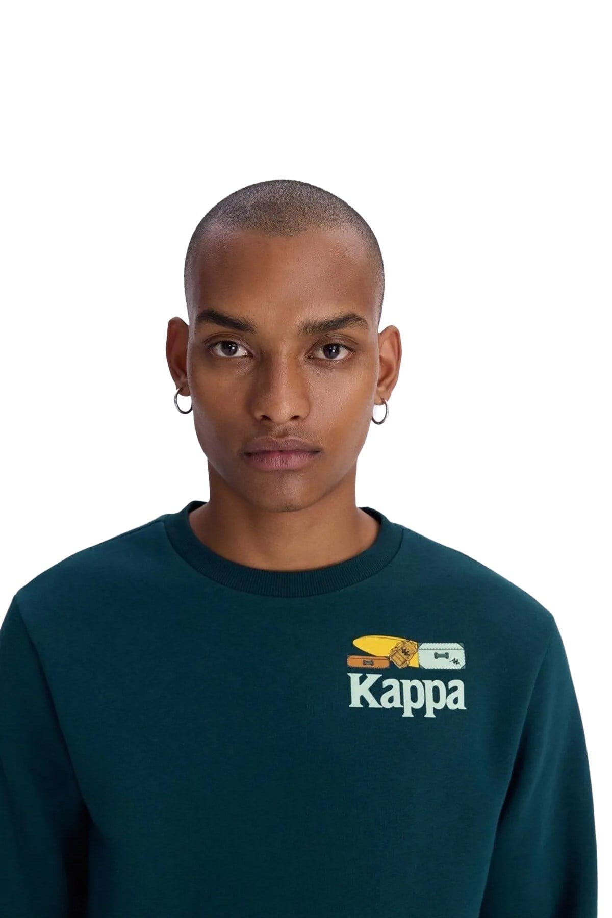 Kappa Erkek Sweatshirt Authentic Authentic Graphik Pyke 361L8IW KAPPA 361L8IW