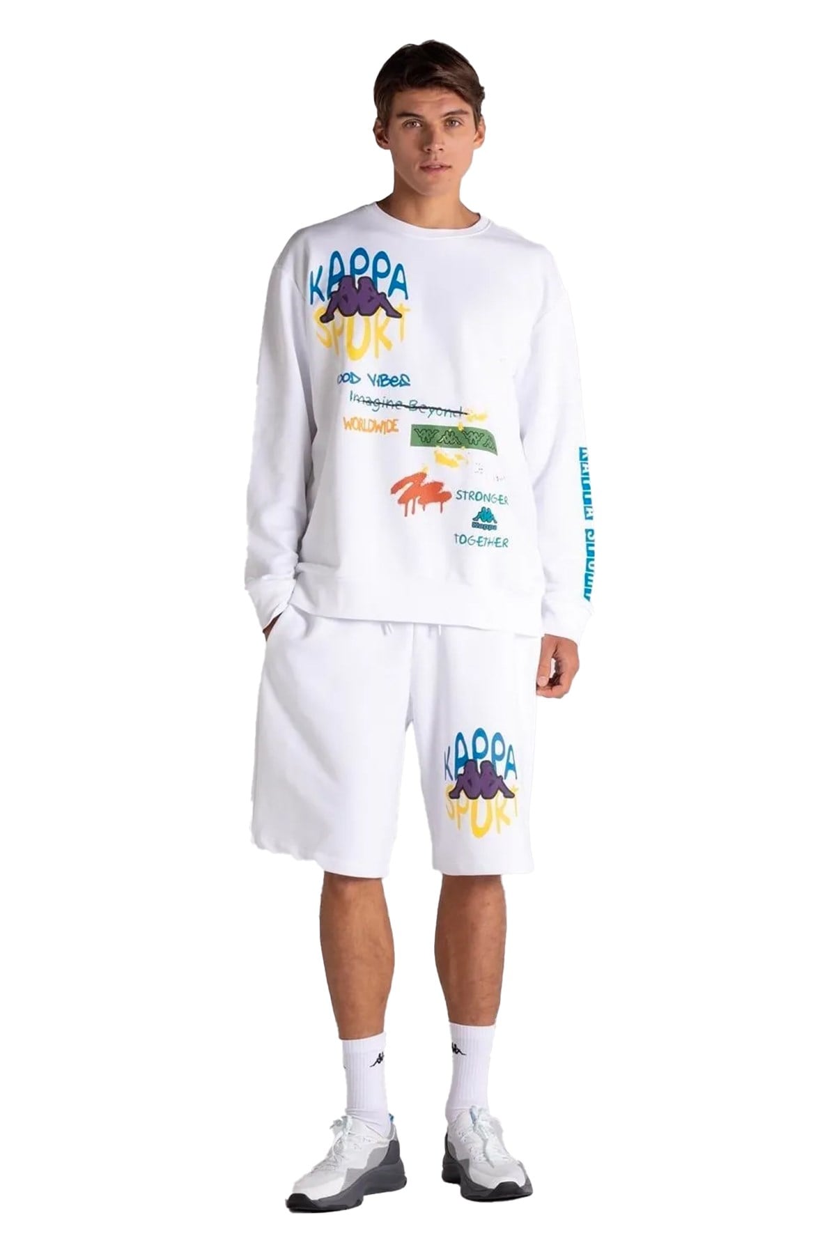 Kappa Erkek Sweatshirt Logo Navarro 321M3Cw KAPPA 321M3CW