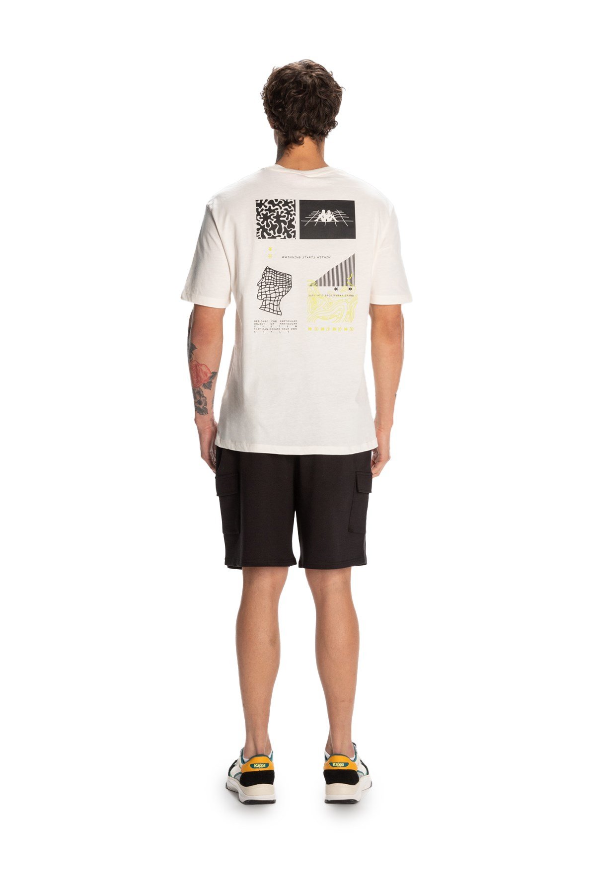 Kappa Erkek Tişört Authentic Spacetime 371S8Iw KAPPA 371S8IW
