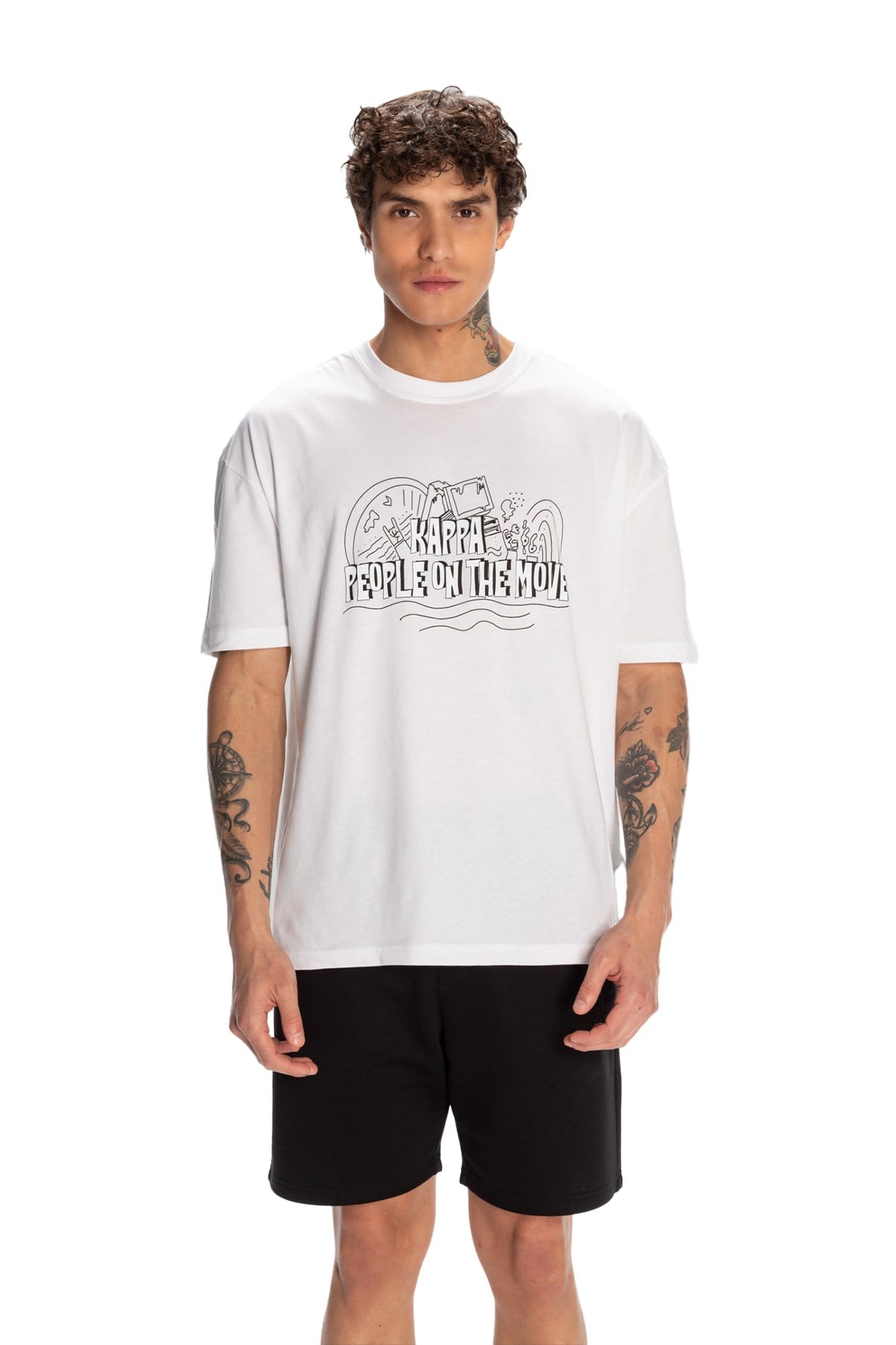 Kappa Erkek Tişört Logo Fred 321W7VW KAPPA 321W7VW