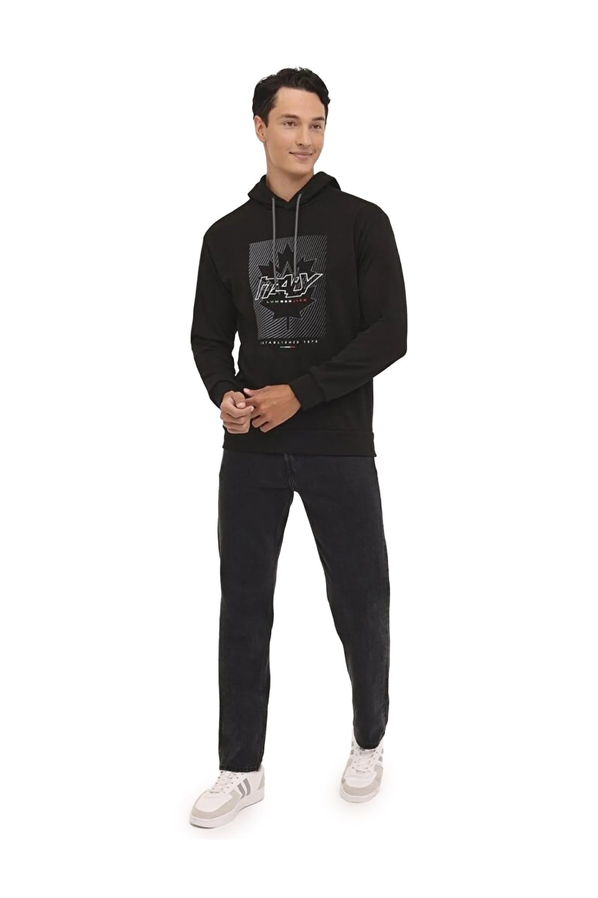 Lumberjack Erkek Kapşonlu Sweatshirt 4W Ml Renato 17Sd1047 4Pr 101890982 LUMBERJACK 101890982