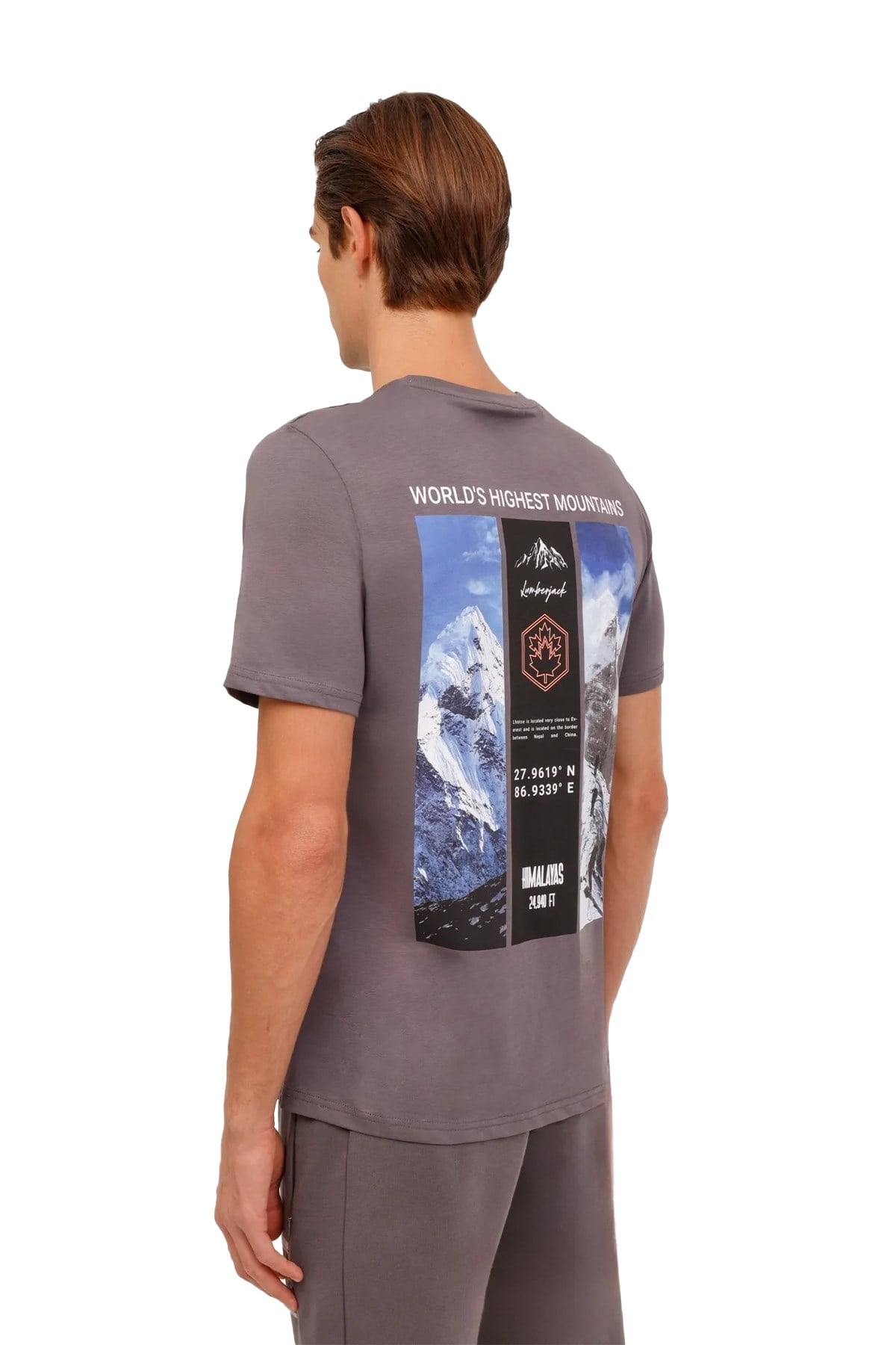 Lumberjack Erkek Tişört 4W ML Greys 11URB2028 4PR 101889506 LUMBERJACK 101889506