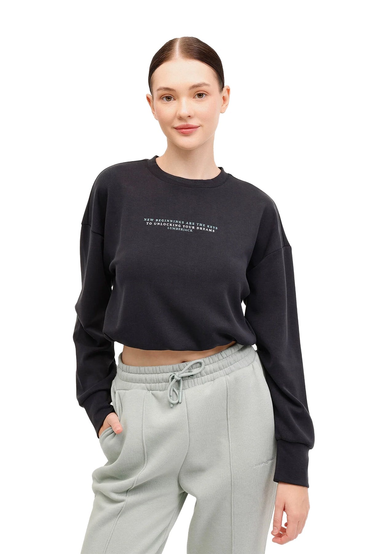 Lumberjack Kadın Sweatshirt 4W Wl Larina 16Ck97 4Pr 101898222 LUMBERJACK 101898222