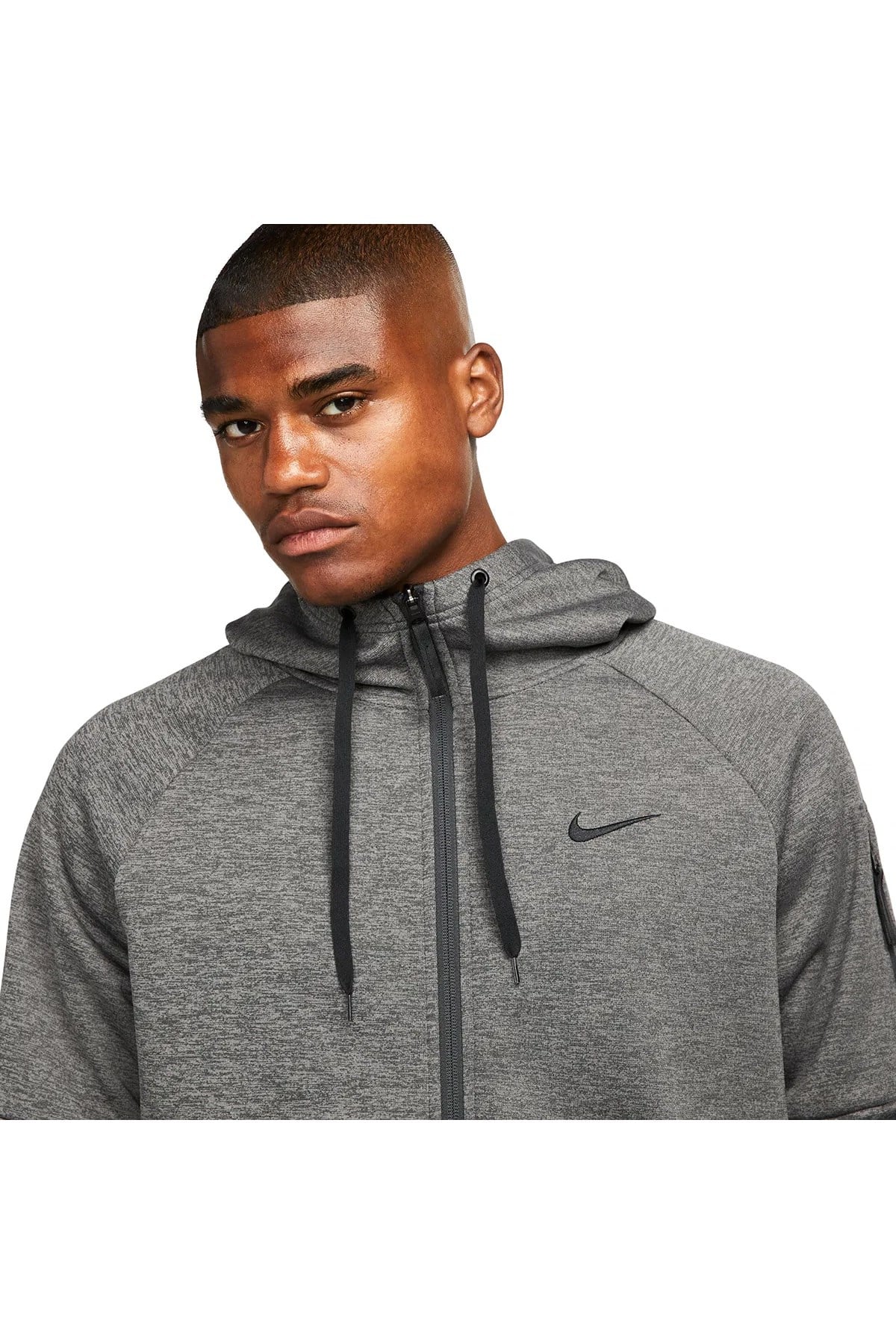 Nike Erkek Antrenman Sweatshirt Therma-Fit M Nk Tf Hd Fz DQ4830-071 NİKE DQ4830-071