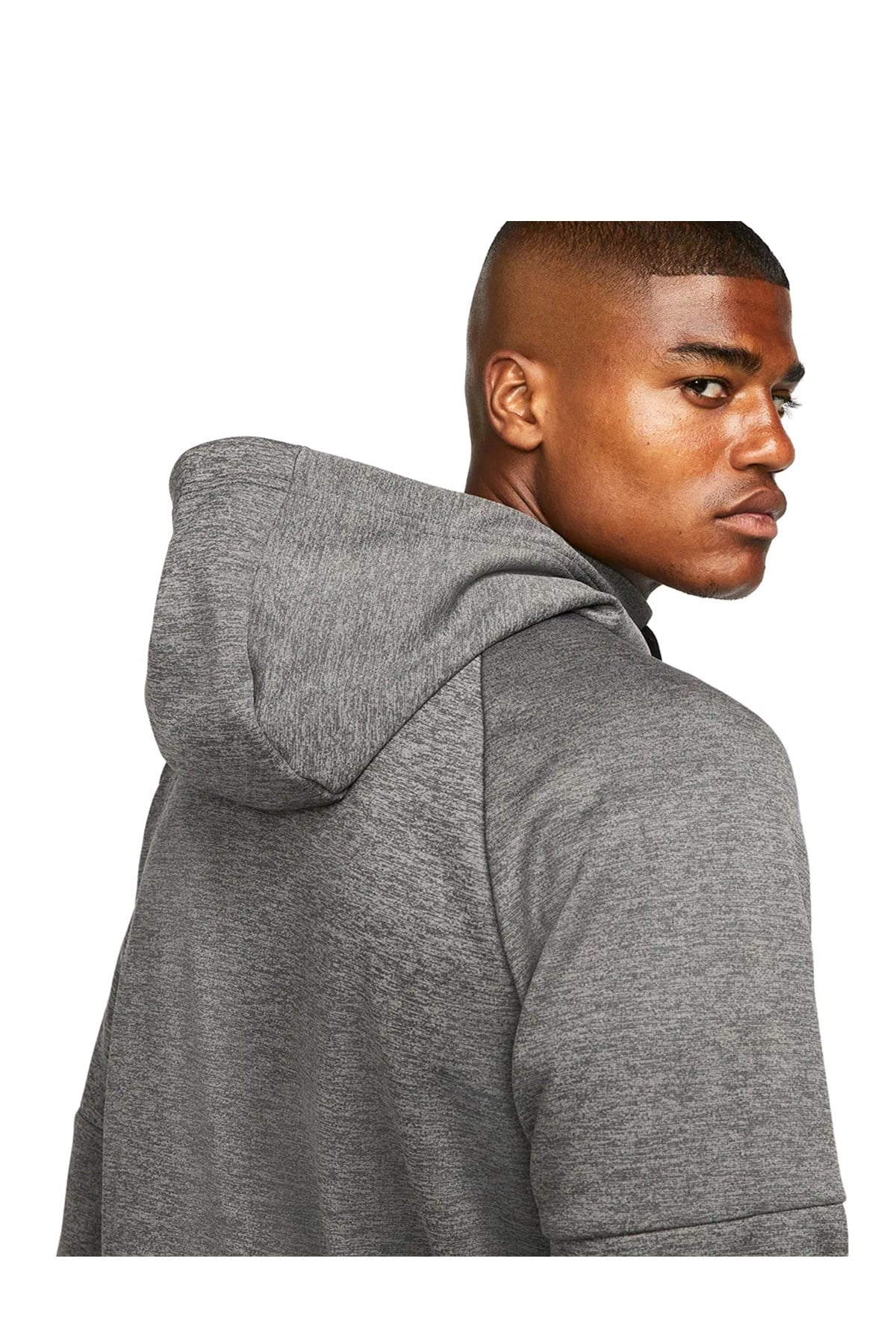 Nike Erkek Antrenman Sweatshirt Therma-Fit M Nk Tf Hd Fz DQ4830-071 NİKE DQ4830-071