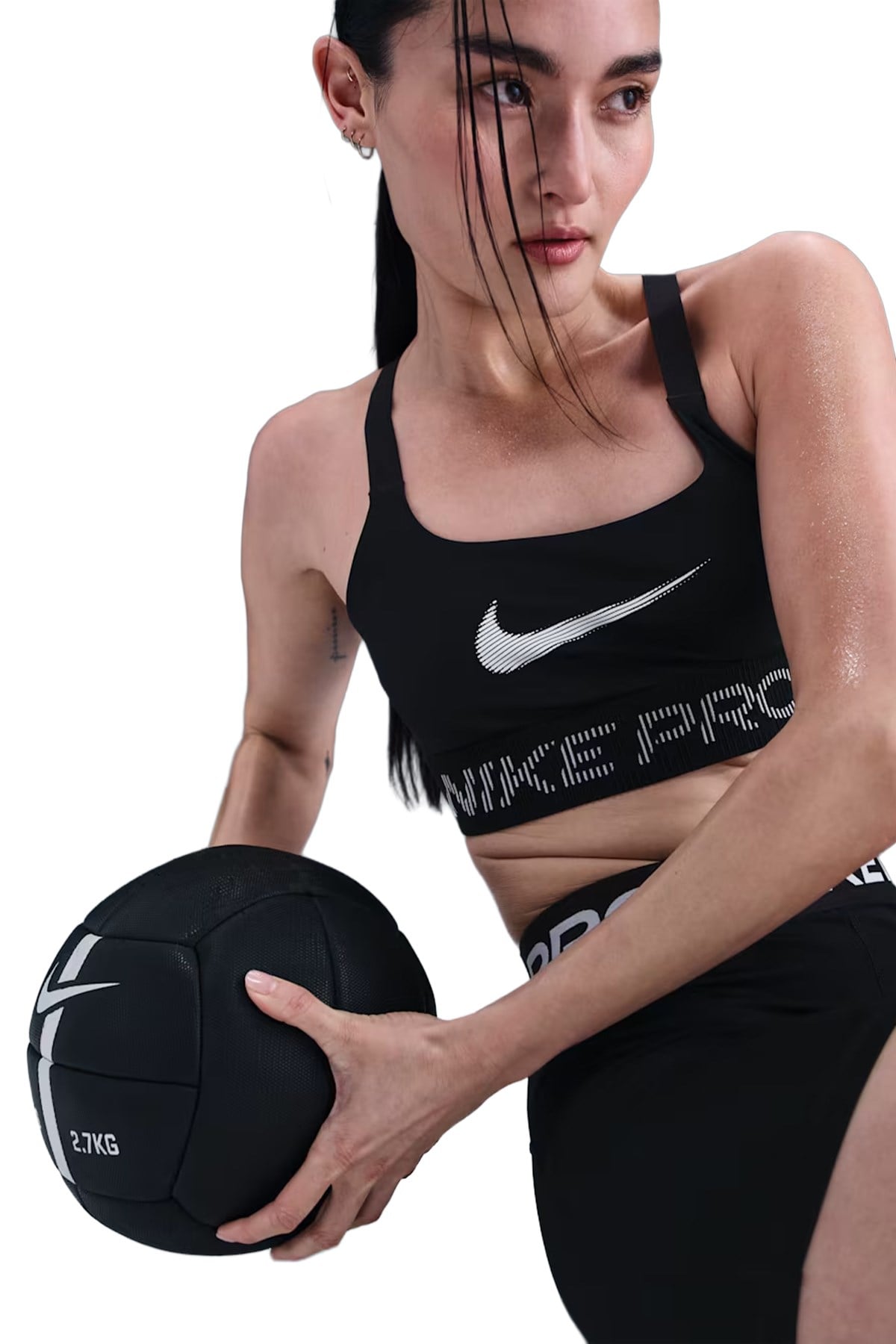 Nike Pro Hafif Destekli Pedsiz Kadin Spor Sütyeni İf3973-010 NİKE IF3973-010