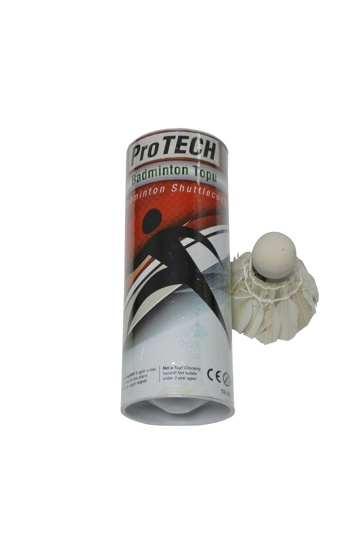 Protech Badmınton Topu 4`Lü Kaz Tüyü/Silindir Kutu BDMTOPPRT004 PROTECH BDMTOPPRT004