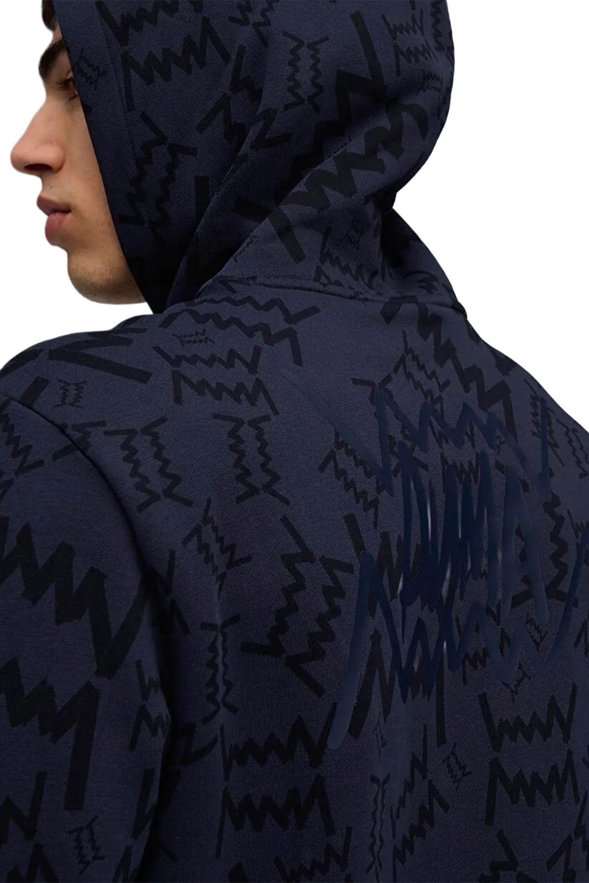 Puma Erkek Kapüşon Regular Fit Baskılı Sweatshirt teamJAWS Post Game Hoodie 68953604 PUMA 68953604