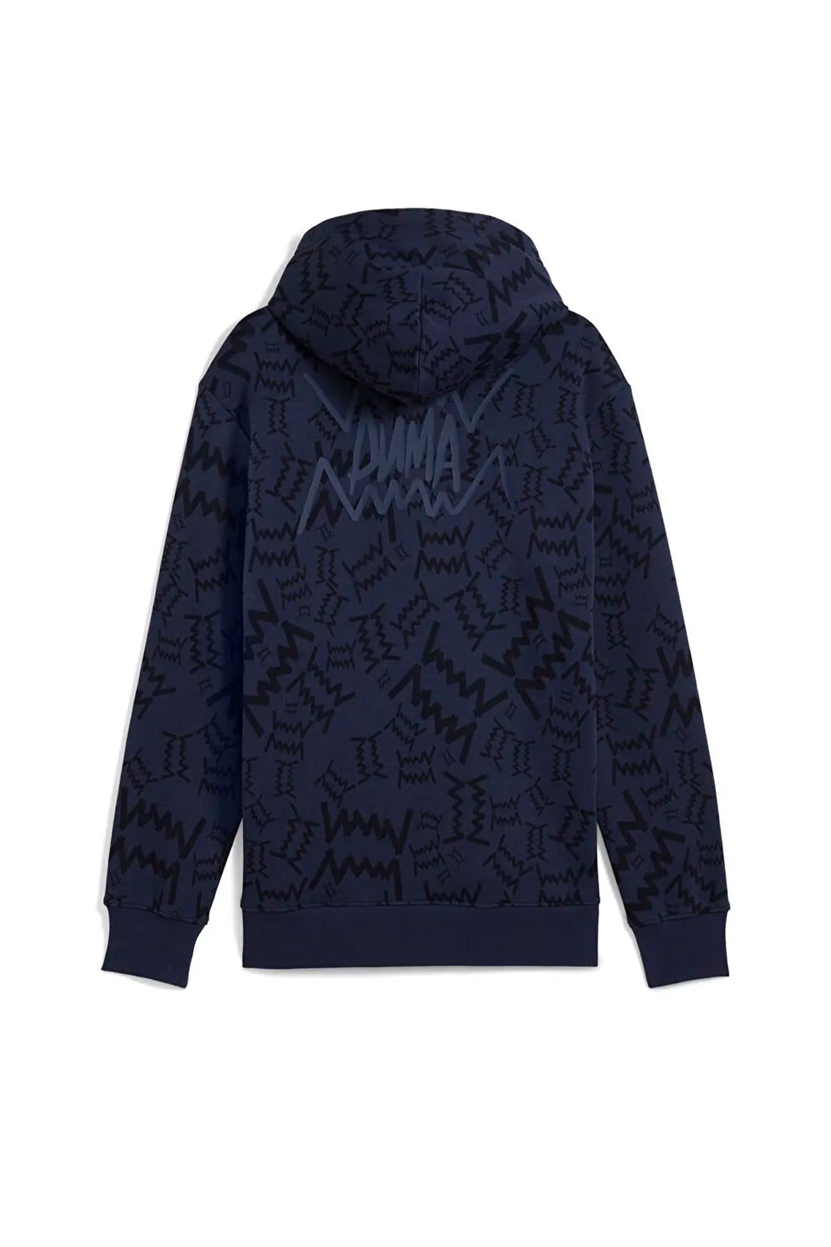 Puma Erkek Kapüşon Regular Fit Baskılı Sweatshirt teamJAWS Post Game Hoodie 68953604 PUMA 68953604