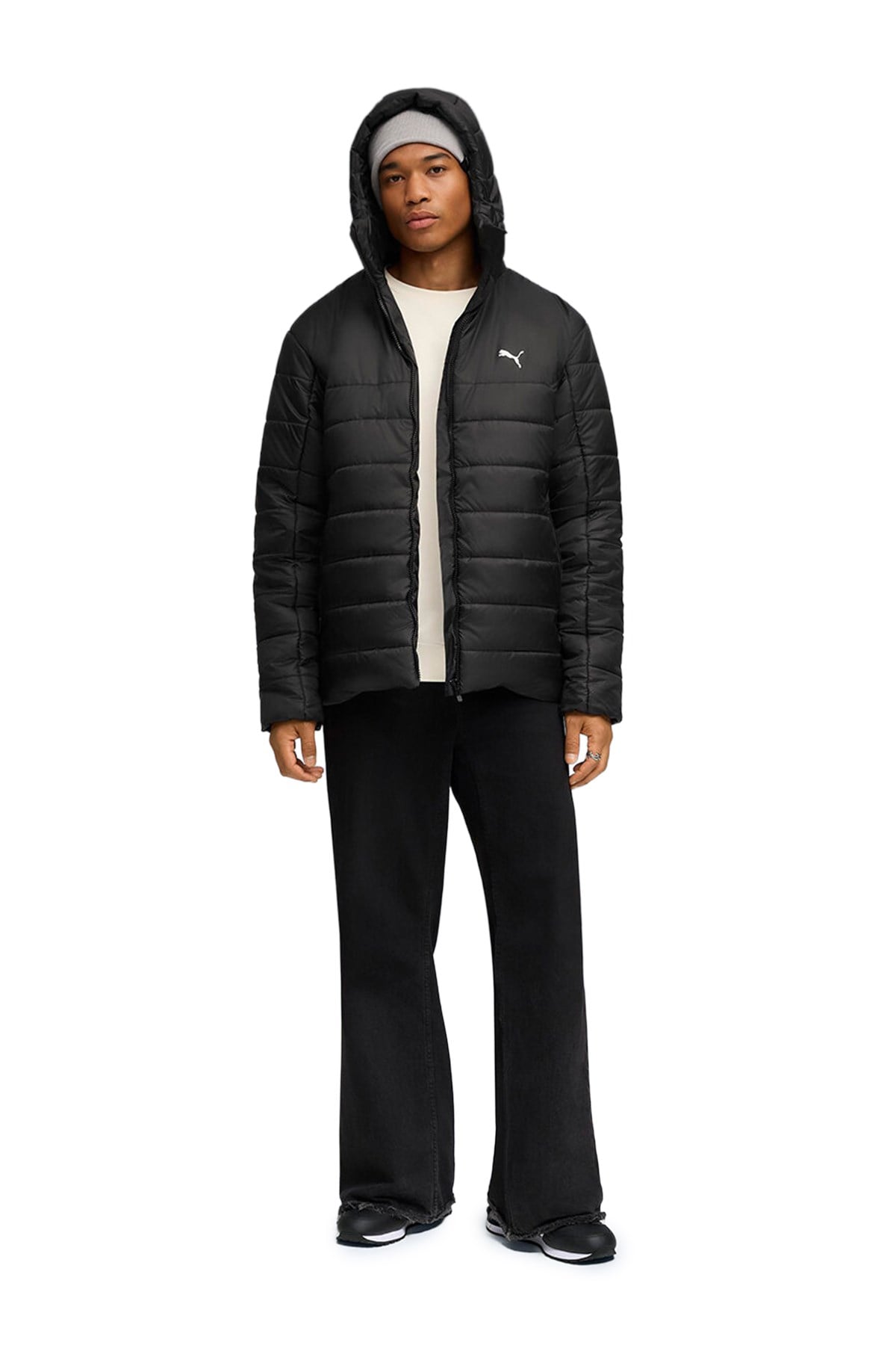 Puma Erkek Mont Ess Hooded Padded Jacket 68521101 PUMA 68521101