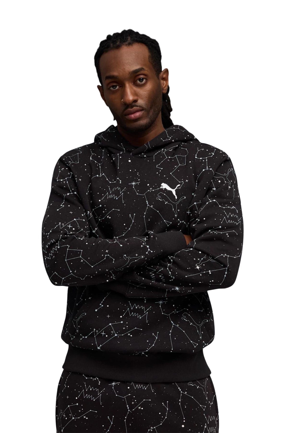 Puma Erkek Sweatshirt Hoopaverse Pullover Hoodie 63290902 PUMA 63290902
