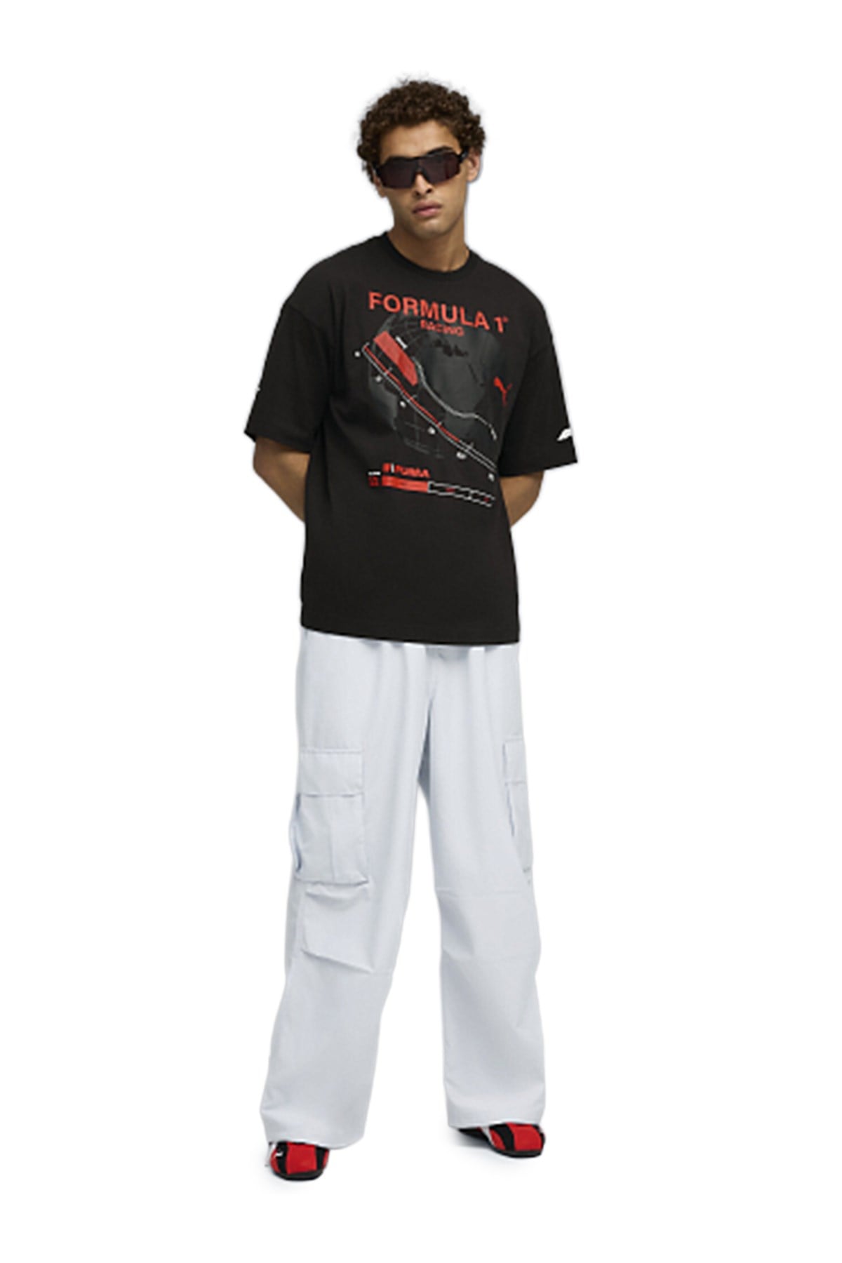 Puma Erkek Tişört F1 Graphic Tee - Relaxed 63265501 PUMA 63265501