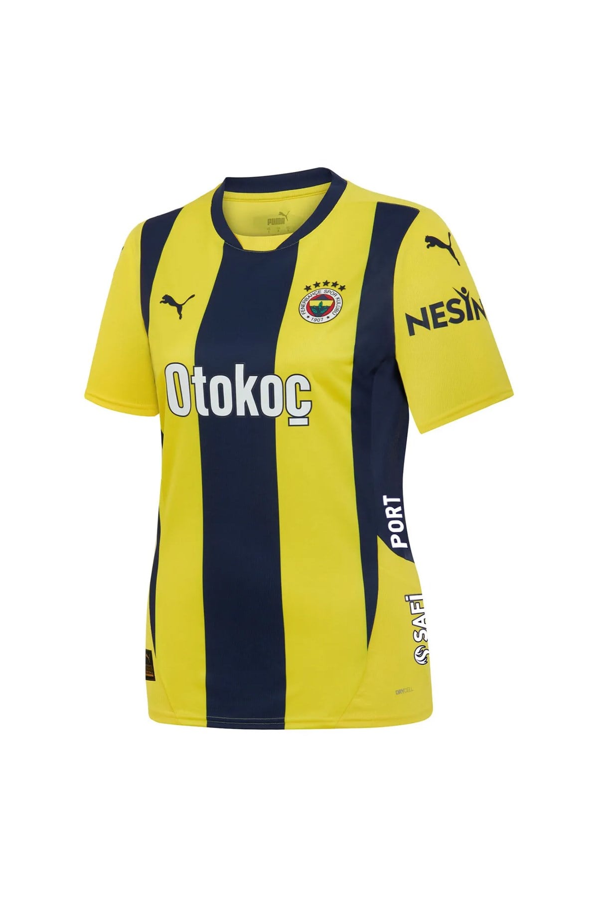 Puma Fenerbahçe 2024/2025 Yeni Sezon Kadın Çubuklu Forma FSK Home Jersey 77536301 PUMA 77536301