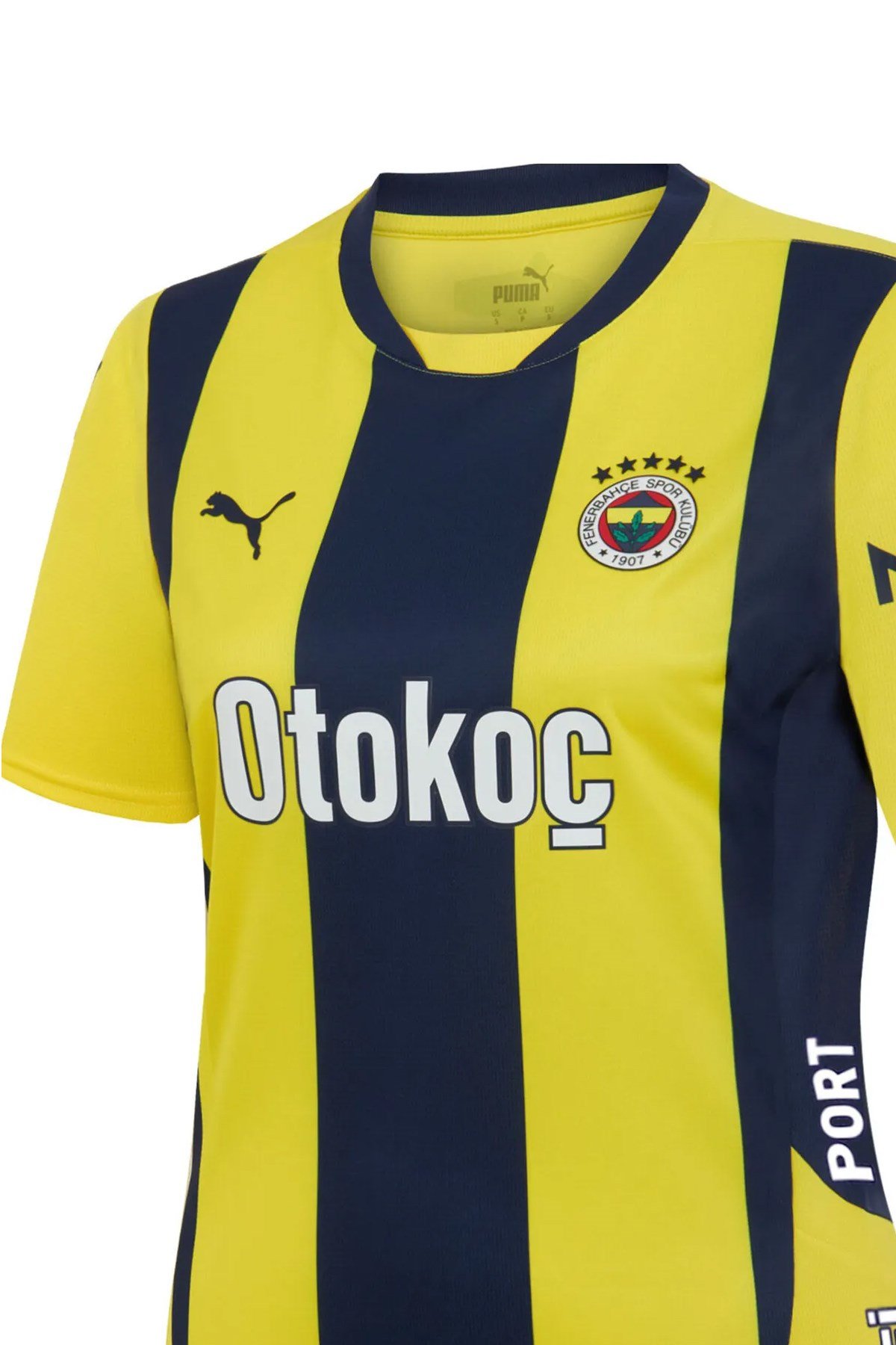 Puma Fenerbahçe 2024/2025 Yeni Sezon Kadın Çubuklu Forma FSK Home Jersey 77536301 PUMA 77536301