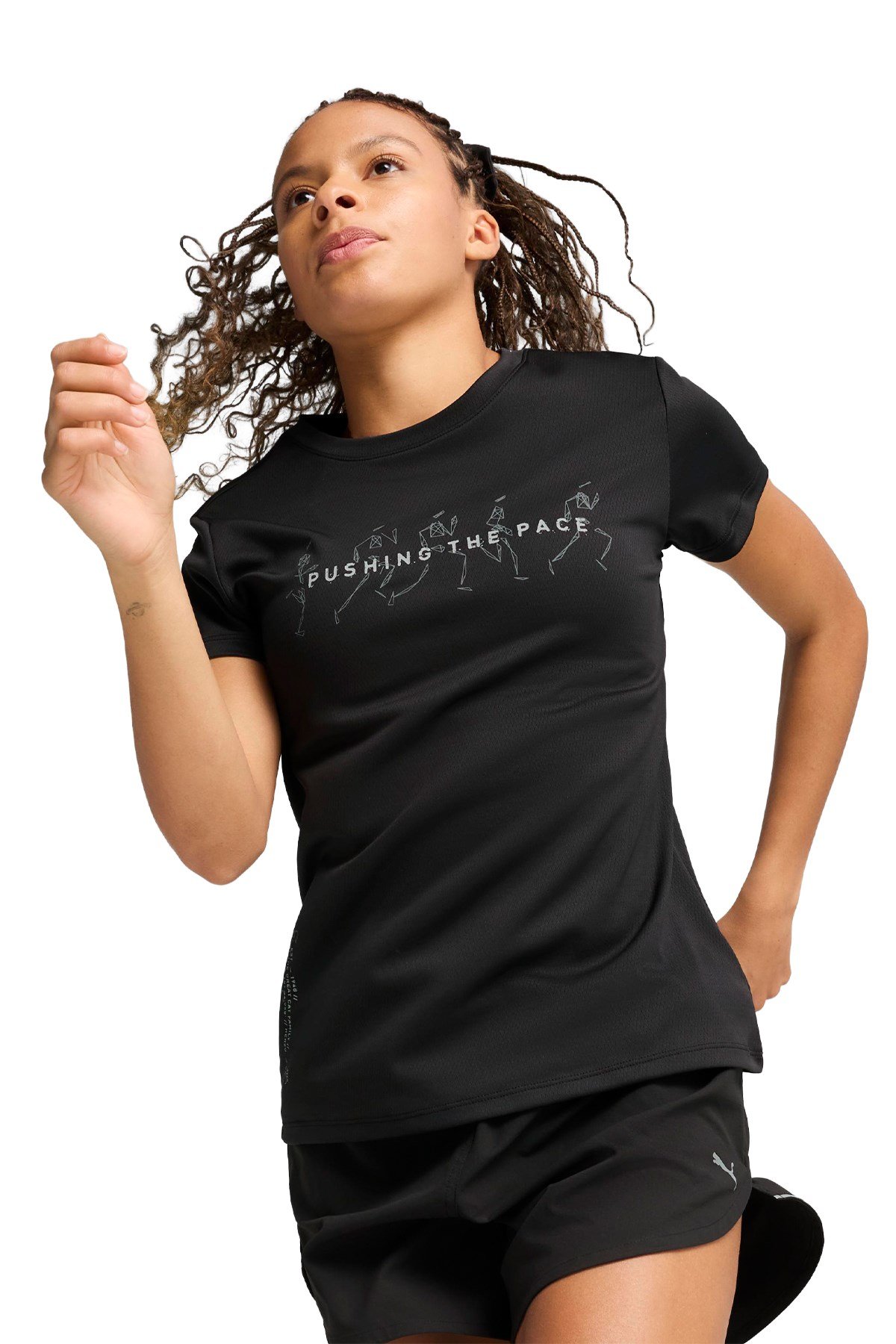 Puma Kadın Tişört Graphic Running Slogan Tee 52655551 PUMA 52655551