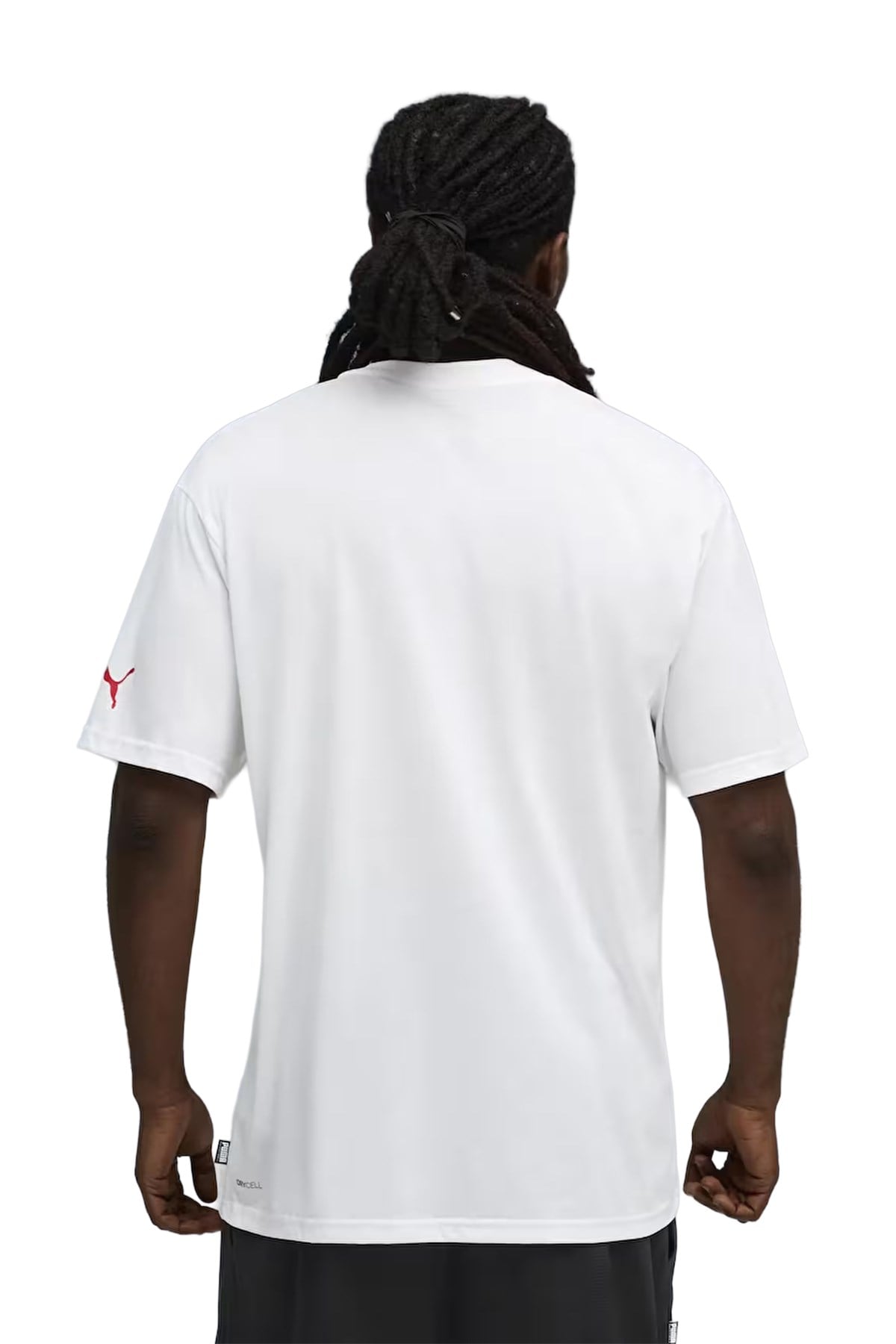 Puma Regular Fit Baskılı Erkek T-Shirt Hoopaverse Tee 3 63289101 PUMA 63289101