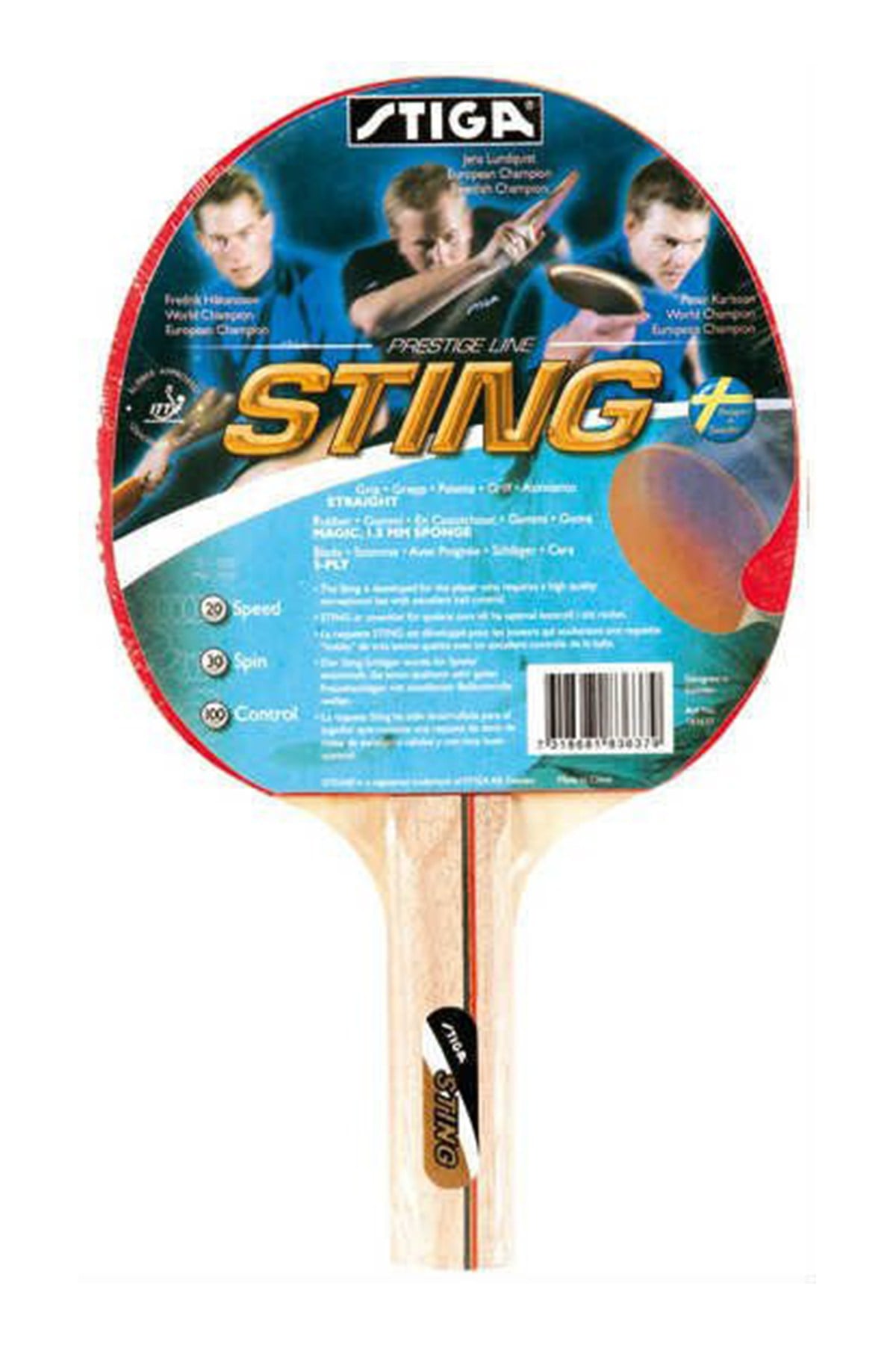Stiga Masa Tenisi Raketi Sting Ittf Onaylı 183637 STİGA 183637