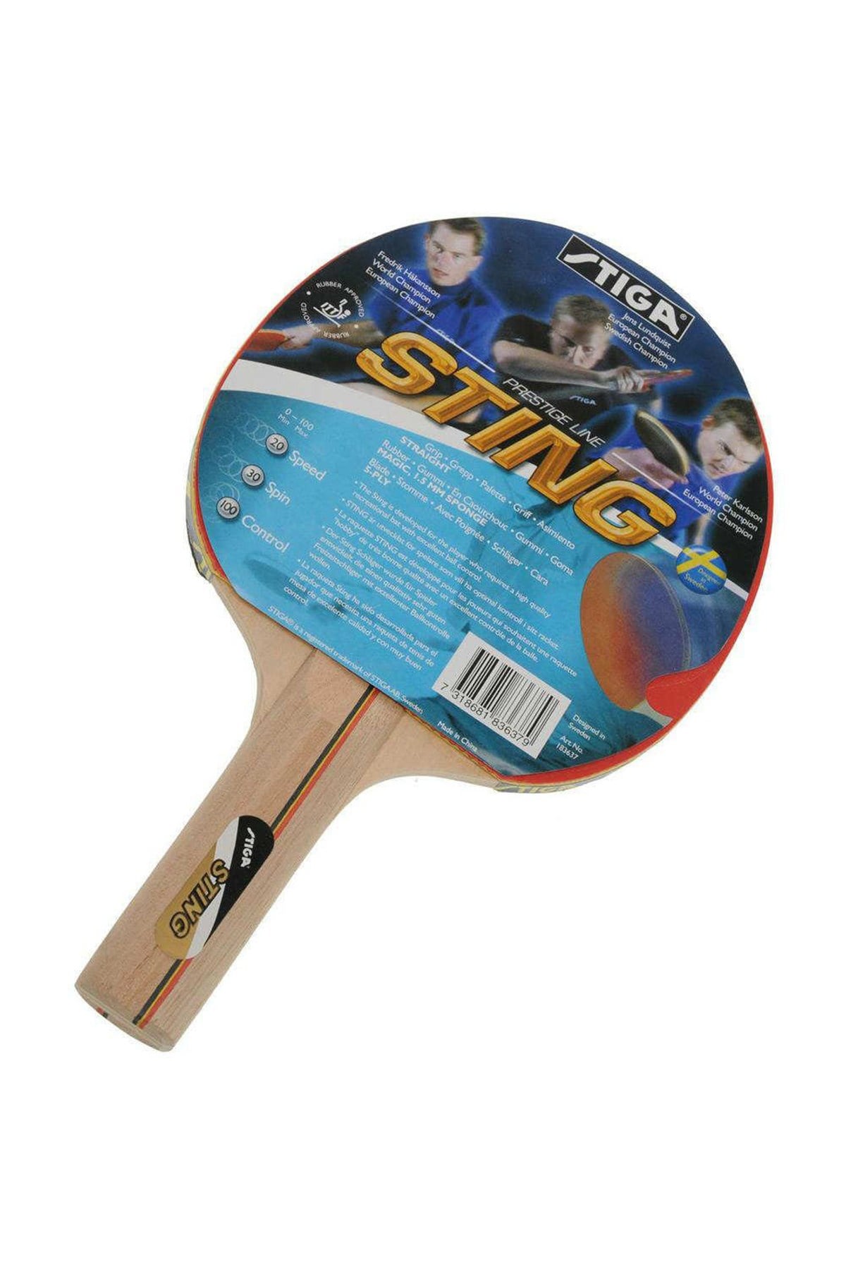 Stiga Masa Tenisi Raketi Sting Ittf Onaylı 183637 STİGA 183637