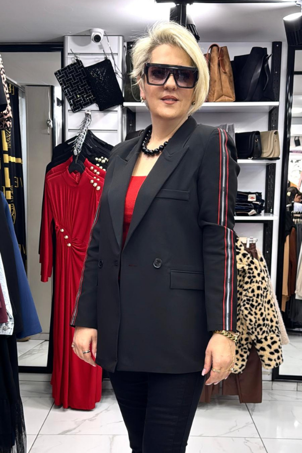 Tasarım Siyah Ceket 