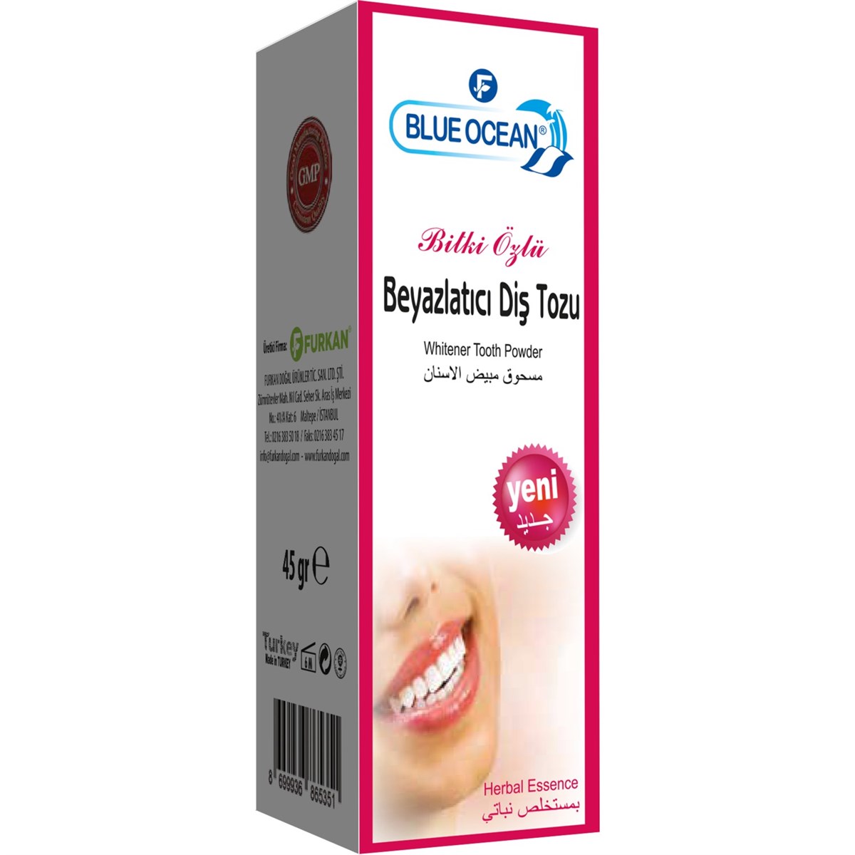 Blue Ocean Bitkisel Temizleme Tozu 50ml
